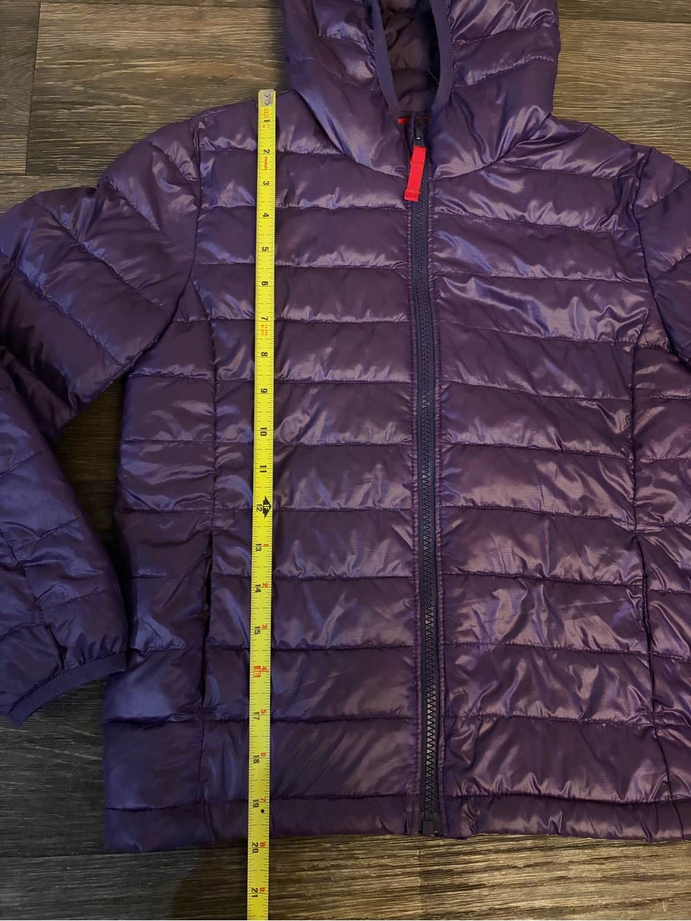 Primary Girls Lightweight Purple Outdoors Puffer Jacket Size 8-9 - Picture 2 of 7